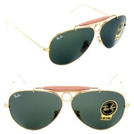 [Ready Stock] Summer Authentic Ray_Ban Sunglasses Shooter RB3138 001 Men Women Eyewear