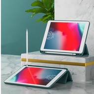 Cover with Pencil Holder case For ipad air 4 /7th pencil slot holder 2019 new 10.2 iPad flat case air3 / 2 case mini4 / 5 pen