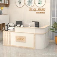 Counter Modern Milk Tea Shop Company Bar Counter Semicircle Corner Bar Counter Front Counter Recepti