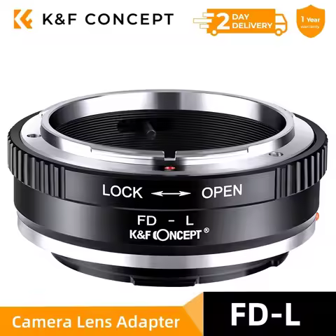 K&F Concept High Precision FD-L Camera Lens Adapter Ring for Canon FD FL Lens to Leica Sigma Panason