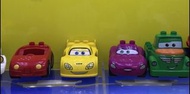 平讓 二手 Lego Duplo Disney Cars 反斗車王 樂高 德寶 積木 玩具 車仔共6架