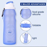 650ml 可折疊矽膠運動水壺 sasckp 650ml Collapsible Silicone Sport Water Bottle 折疊運動水壺 foldable Bottle登山水壺 旅行 t