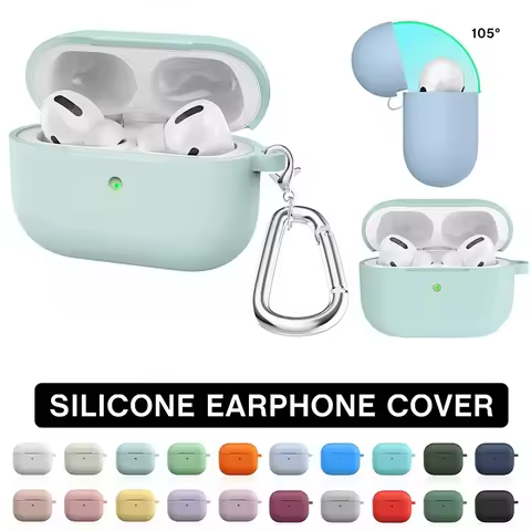 Silicone Case For AirPods Pro 1 Generation Wireless Bluetooth Earphone Protective Cover For Apple Ai