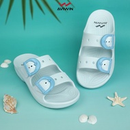 [DS03][GIVE CHARM] Aviwin DS03 women's two-strap sandals, new buckle, modern fashion