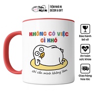 Ceramic Cup Ceramic Cup NO THINGS, Ceramic Cup Gift for Friends