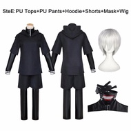 [LXYH- COSER KING] ญี่ปุ่นอะนิเมะ Tokyo ghoul ชุดคอสเพลย์ kaneki Ken COSPLAY เครื่องแต่งกาย hoodie แ