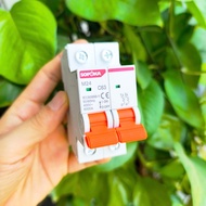 Cầu dao tự động SOPOKA MCB 2P M24 32A đến 63A - Aptomat 2 pha bảo vệ quá tải ngắn mạch