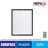 EUROPACE 6251S Compatible Hepa Filter - Hepalife