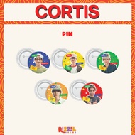 CORTIS GLITTER PIN/PIN KPOP GLITTER/ CORTIS PIN KPOP BROOCH/PIN CORTIS PIN