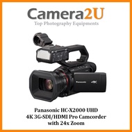 Panasonic HC-X2000 UHD 4K Pro Camcorder with 24x Zoom (MSIA)