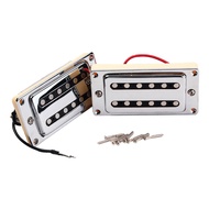 Blesiya คอกีต้าร์ไฟฟ้าปิคอัพคู่ + 3.58x1.81inch สะพาน