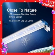 Extensible Waterproof Clip on Lamp For Fish Tank Super Slim LED Aquarium Lighting Aquatic Plant Light