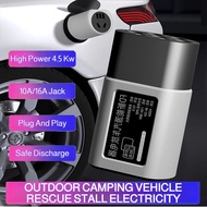 【Emergency Power Anywhere】Portable EV Discharge Adapter For Outdoor Camping And Home Backup EV Disch