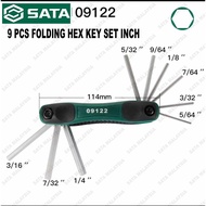 SATA Metric Hex/Torx Folding Key Set Hex Key Torx Key Set Kunci Hex Lipat Set Kunni Torx Lipat Sata