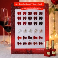 DC DANNY COLL 15ml. เซ็ตสีเจล 30สี โทนสีแดง สีขายดี ยอดนิยม แถมชาร์ตสี (รหัส N38)
