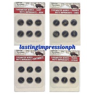 7Gypsies Typewriter Words 6/Pkg