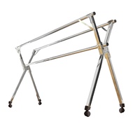 WEILIANG Foldable Clothes Drying Rack Retractable Clothes Drying Rack Stainless Steel Outdoor Laundr