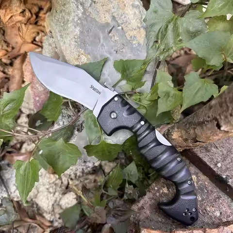 Spartan 4.5-inch Multi-function Carving Knife 7CR13MOV Steel Blade Outdoor Hiking Wilderness Surviva