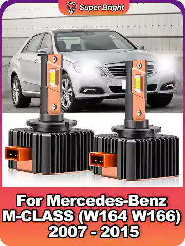 D1S LED Car Headlights Bulbs 30000LM HID 1:1 For Mercedes-Benz M-CLASS (W164 W166) 2007 2008 2009 20