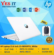 HP Laptop 15-FD0509TU / FD0444TU (WHITE / BLUE) (15.6" FHD INTEL Ci5-1334U 8GB DDR4 INTEL IRIS X 512