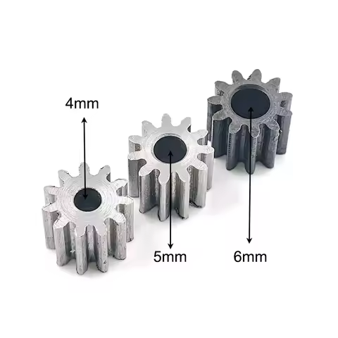 11T 1M Carbon Steel Gear OD=13mm Height=10mm Mechanical Motor Parts Metal Pinion Hole 3mm-6mm 113A 1