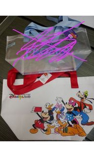 全新 香港迪士尼 環保袋兩個 米奇 Frozen