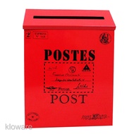 Retro Vintage European Style Outside Wall Mount Post Box Mailbox Letterbox Outdoor Mailboxes
