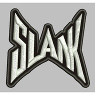 HP-R73 WHITE SLANK LOGO PATCH BLACK LIST V2 EMBROIDERY ACCESSORIES BET/ EMBLEM