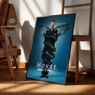House MD TV Classic Vintage Poster HD Art Sticky Wall Waterproof Home Living Room Bedroom Bar Aesthe
