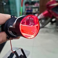 Đèn Pha Bi cầu Mini V40 ULTRA - có mắt quỷ chân H4 công suất 65w Lắp pha ô tô xe máy chân H4.