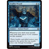 MTG Magic The Gathering Foundations: Erudite Wizard R 0037 FDN