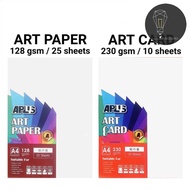 Art Paper 128gsm A4 /A3  25's / Art Card 230gsm A4 10's For Laser/Inkjet Print/Business Card/Invitat