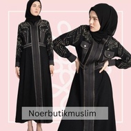 Hikmat Original Fashion A9811 Abaya Hikmat - Noerbutikmuslim - Gamis