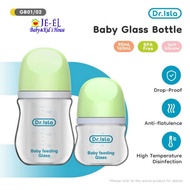 DR.ISLA Baby Dot Glass Milk Bottle 90ml 160ml BPA Free Baby Drinking Bottle Newborn Baby Bottle GB01
