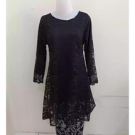 Top tunic kebaya only / jumbo top kebaya / women's kebaya / brocade top kebaya / floral patterned tu