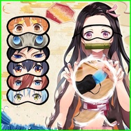 B4 Demon Slayer Eye Masks Eye Patch Blindfold Sleep Travel Shading Office Nap Tanjirou Nezuko Zenits