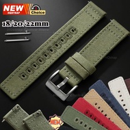 2026New Nylon Canvas Watch Strap 18mm 20mm 22mm Universal Band for Seiko Bracelet Rolex Quick Releas