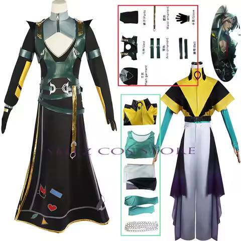 Heartsteel Yone Cosplay Anime The Unforgotten Yone Costume Uniform LOL Ezreal Cos Clothing Prop Part