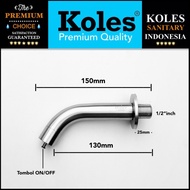 Rovani 416 Faucet Wall Faucet WUDHU Water ON OFF STAINLESS STEEL SUS 304 ORIGINAL