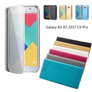 Case For Samsung Galaxy A5 A7 c9 pro 2017 Case flip PU Leather Phone Cover
