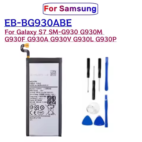 New Replacement Battery EB‑BG930ABE for Samsung Galaxy S7 SM‑G930F G930A Smartphone 3.85V 3000mAh Li