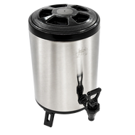 Milk Tea Barrel KBM Stainless Steel 12L 14L 16L and 18L For Catering Party Open House