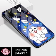 Case Infinix Smart 5 - Casing Infinix Smart 5 Terbaru GRAND88 [ Doraemon ] Silikon Infinix Smart 5 - Case Hp Glosy - Cassing Hp - Softcase Glass Kaca - Softcase Infinix Smart 5 - Kesing Infinix Smart 5 - Kondom Hp - Case Terlaris - Case Terbaru