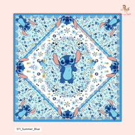 Kiss Me Doll  ผ้าพันคอ/ผ้าคลุมไหล่ Disney Stitch การ์ตูน สติทช์ 2025 ขนาด 100x100 cm.