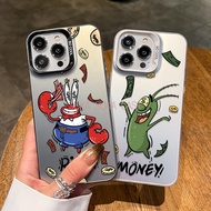 SpongeBo Mr. Krabs case REALME series Compatible For-REALME-5-5S-7I-8I-8-8PRO-10-11-C3-C11 C15 C17 C