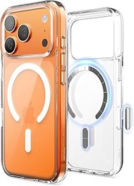 elago for iPhone 17 Pro Case, Magnetic Hybrid Transparent Slim Case, Compatible with MagSafe, PC + T