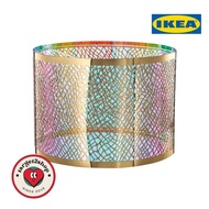 Ikea Charismatisk Lamp Shade Net Pattern Gold Rainbow, 44 cm