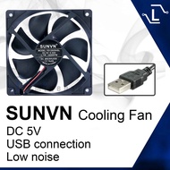 [Luminense] SUNVN USB DC 5V Cooling Fan 4010 5010 6025 8025 12025 CPU PC Desktop Heatsink Brushless 