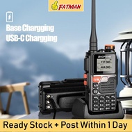 UV-K6A Multi-band Ham Radio AM FM UHF VHF 999 USB Type-C Frequency Copy Noise Canceling Wireless Flu