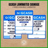● ◆ GCash laminated signage | Cash in Cash out Signage | Gcash cash in/cash out | signboard